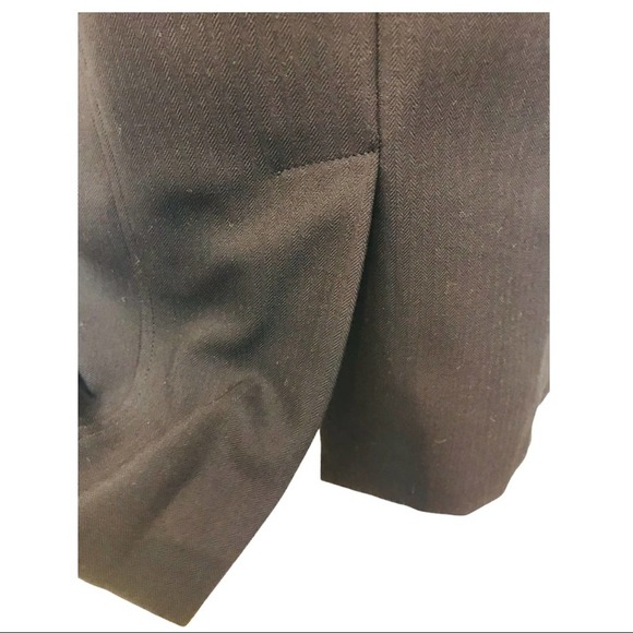 Donna Degnan sheath midi dress leather patch 2 - Picture 11 of 13